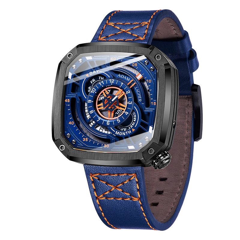 Luxury Watch With Rubber Strap - Orologio WM Orologio meccanico automatico da