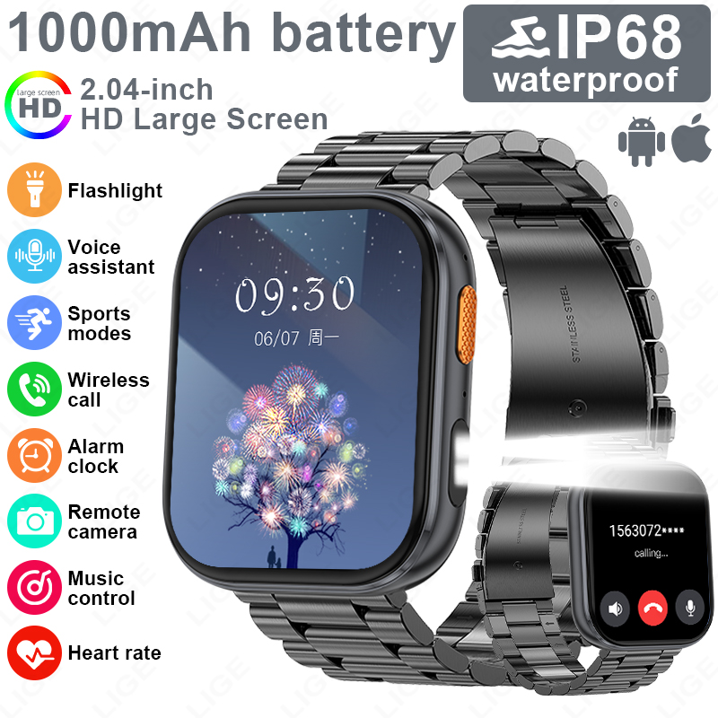 Luxury Watch On Wrist - LIGE Nuovo Militare Esterno 1000mAh Astuto