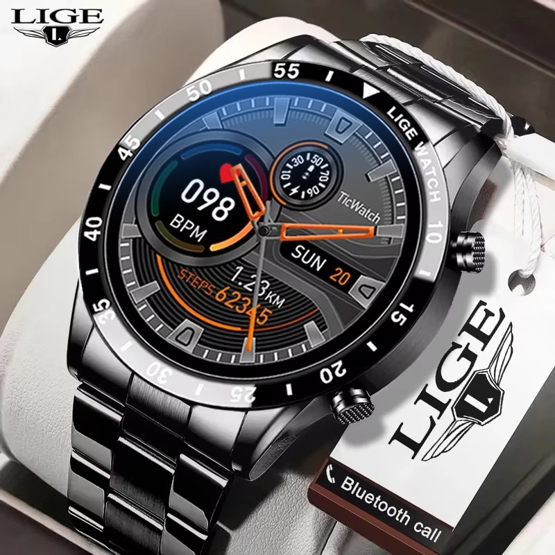 Luxury Watch On Wrist - Orologio Intelligente di Lusso in Acciaio