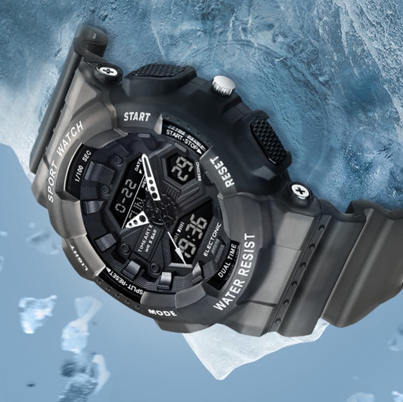 Luxury Watch With Rubber Strap - Orologio da uomo TIMEARTX Orologio da