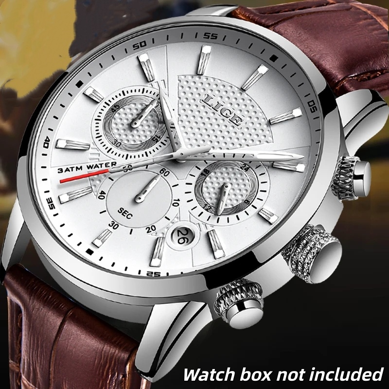 Luxury Watch Tier - Nuovo Orologio da Uomo in Pelle