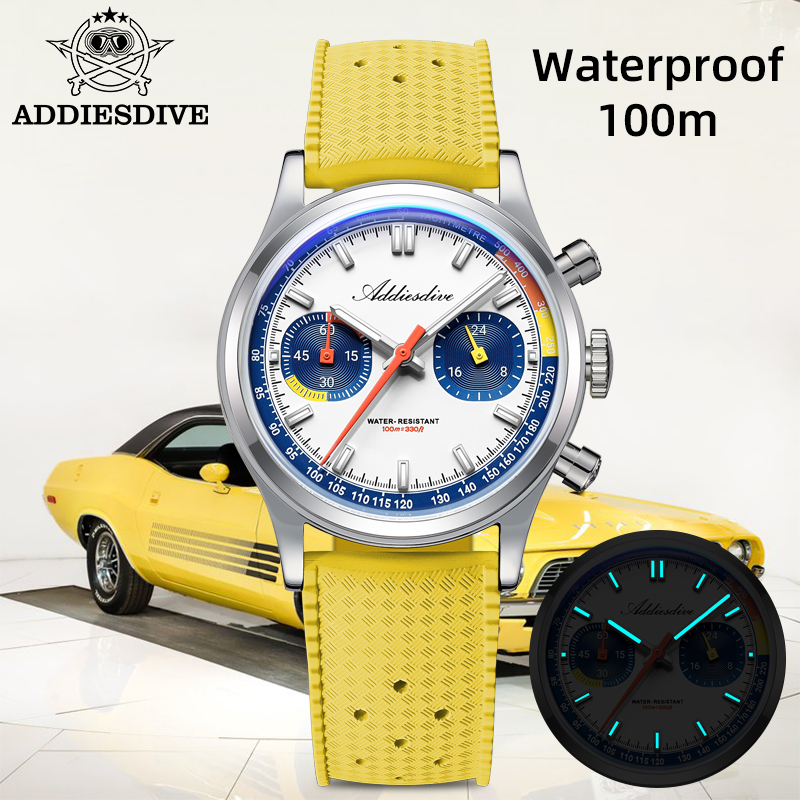 Luxury Watch With Rubber Strap - ADDIESDIVE Orologi da polso al quarzo
