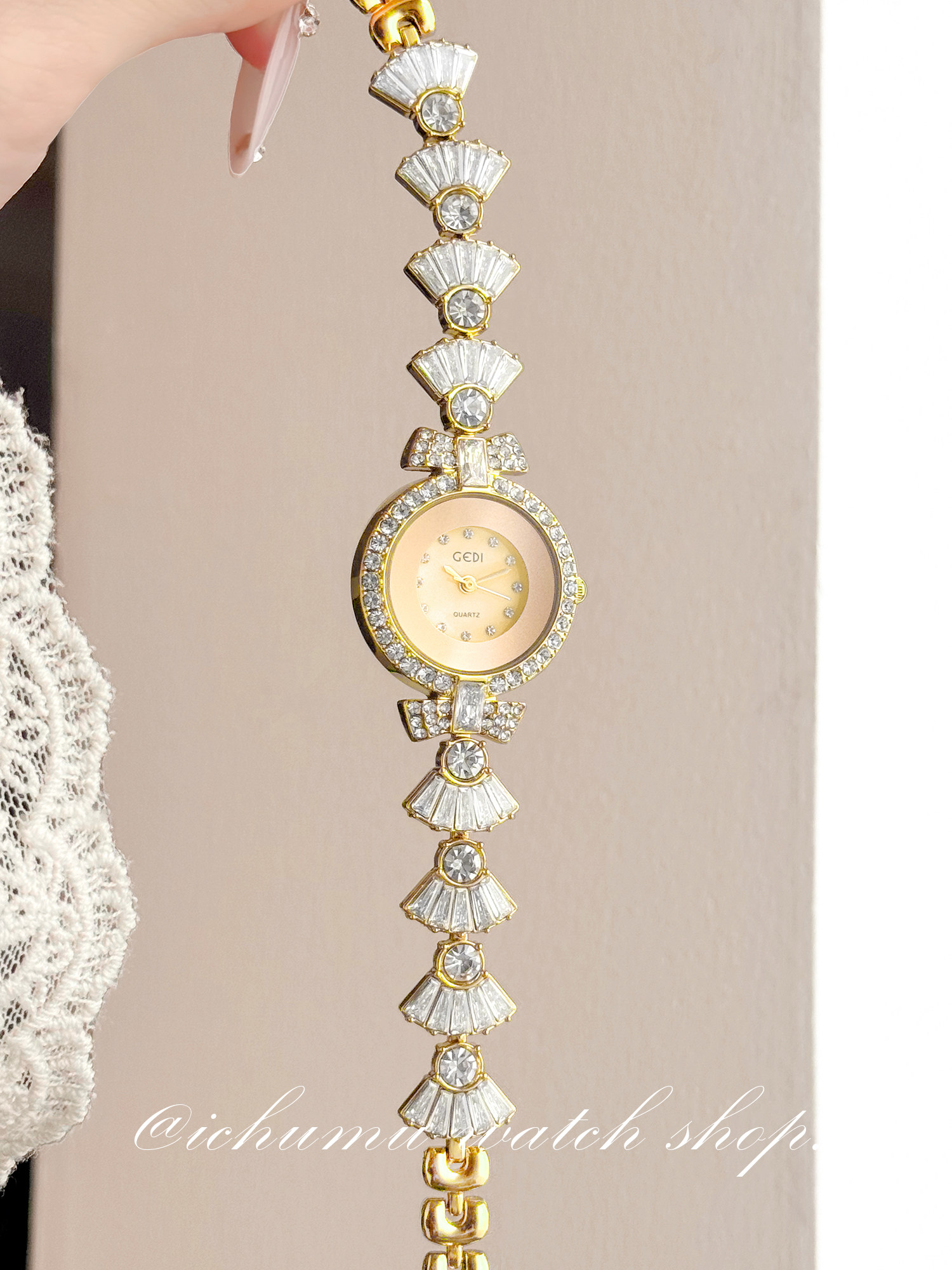 Luxury Watch And Bracelet - Orologio da Donna Mermaid, Lusso Discreto,