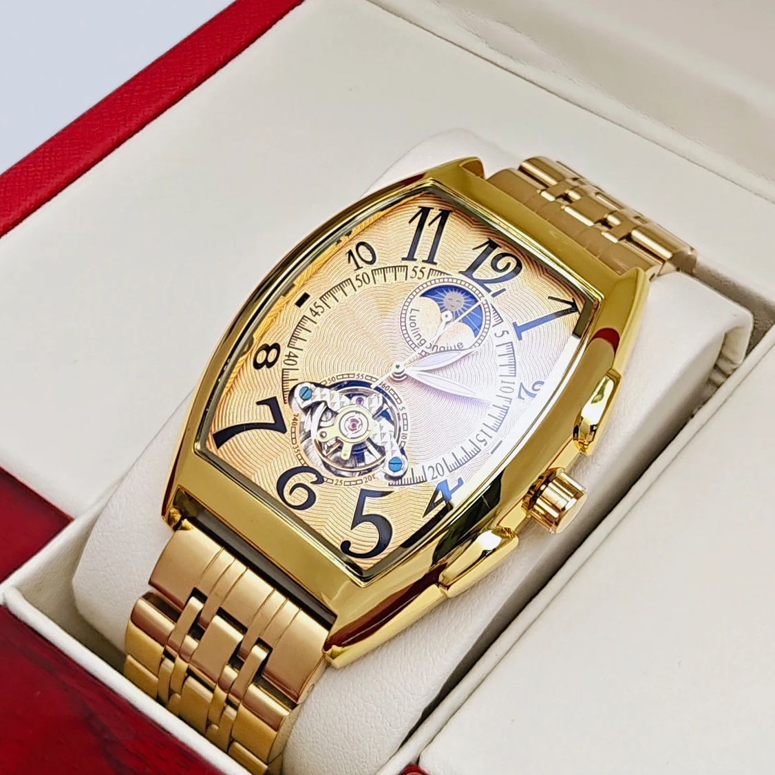 Luxury Watch Tier - Orologio meccanico da uomo d'affari a