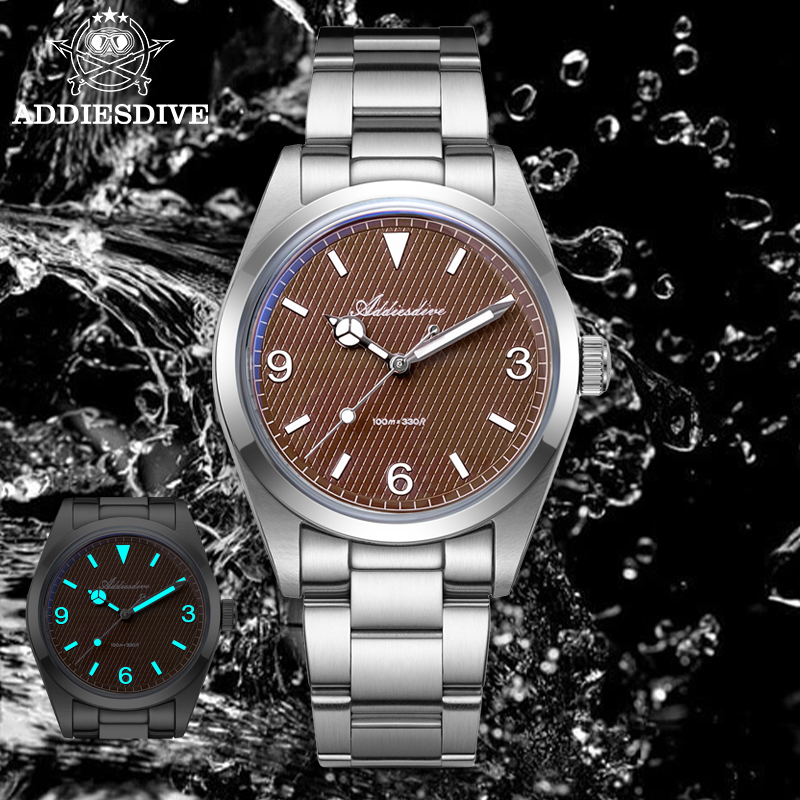 Luxury Watch Second Hand - ADDIESDIVE Orologio da Uomo 36mm in