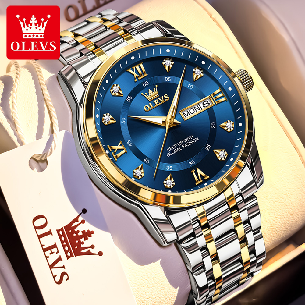 Luxury Watch Safe - OLEVS Brand Fashion orologi da uomo