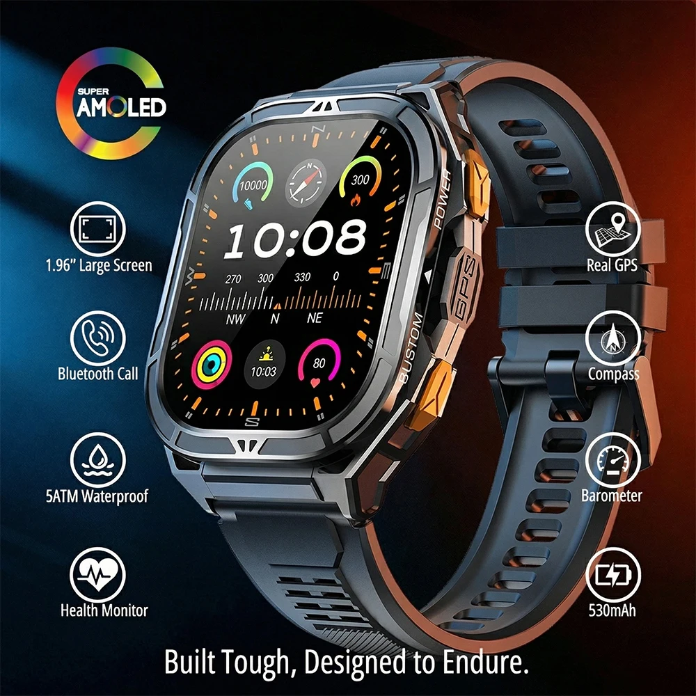Luxury Watch On Wrist - Smartwatch AMOLED di Lusso con GPS