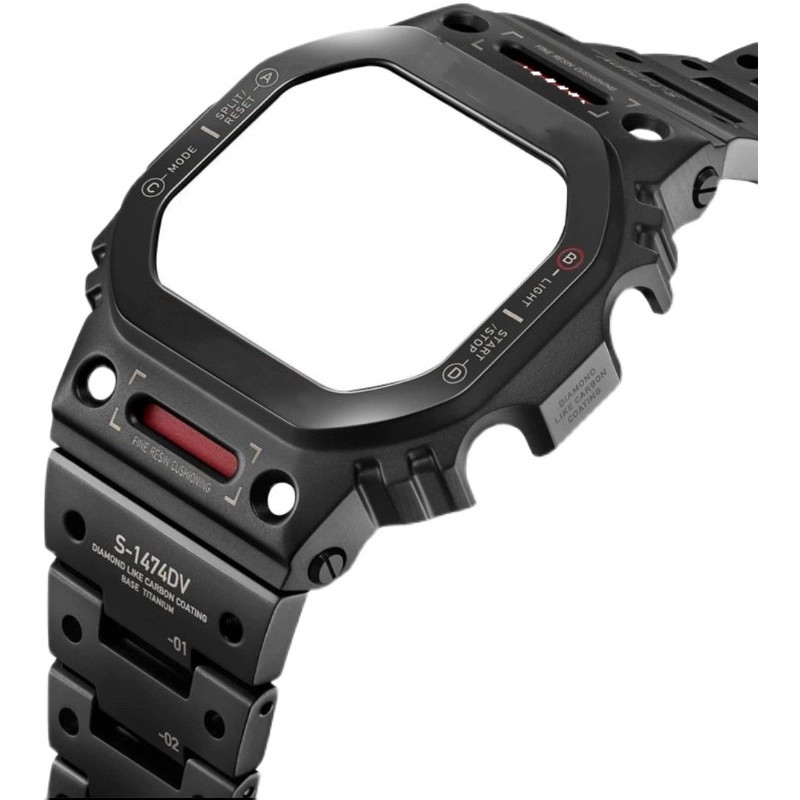 Luxury Watch Casio - Kit mecha modificato in acciaio inossidabile/lega