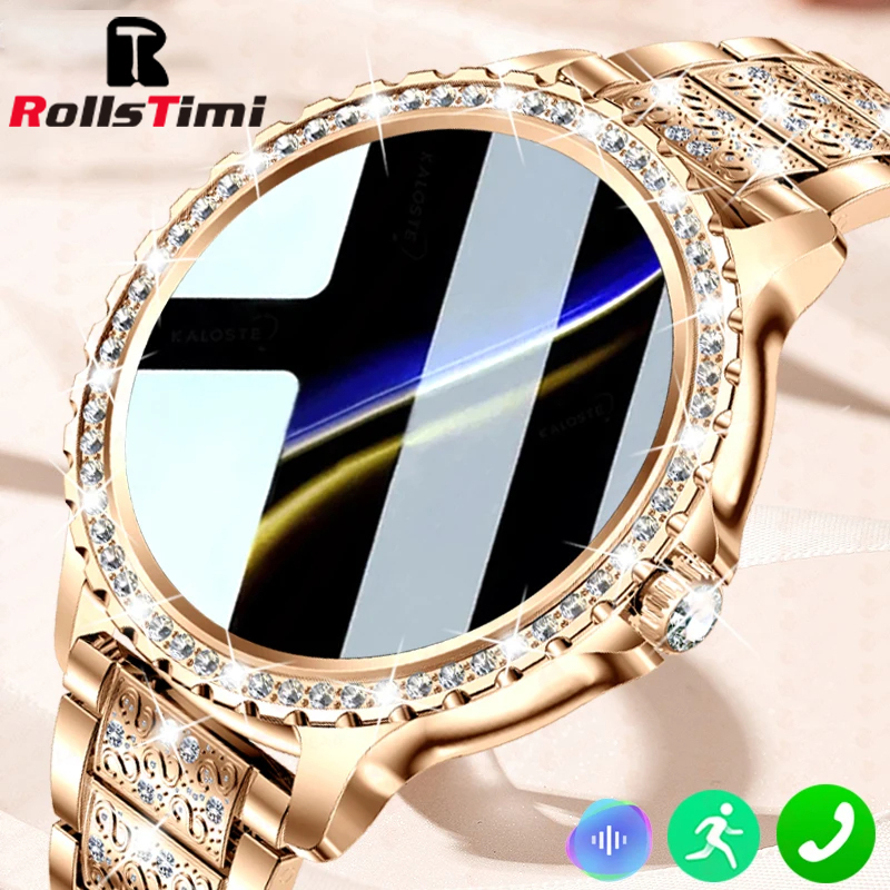 Luxury Watch On Wrist - Orologio intelligente da donna in oro