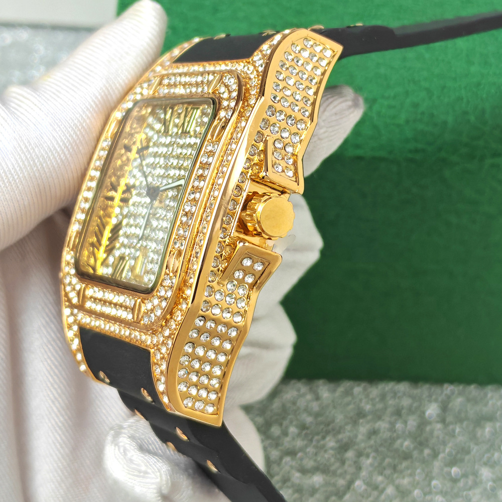 Orologio al Quarzo Hip Hop Ice - Luxury Watch With Rubber Strap recensione e prezzo