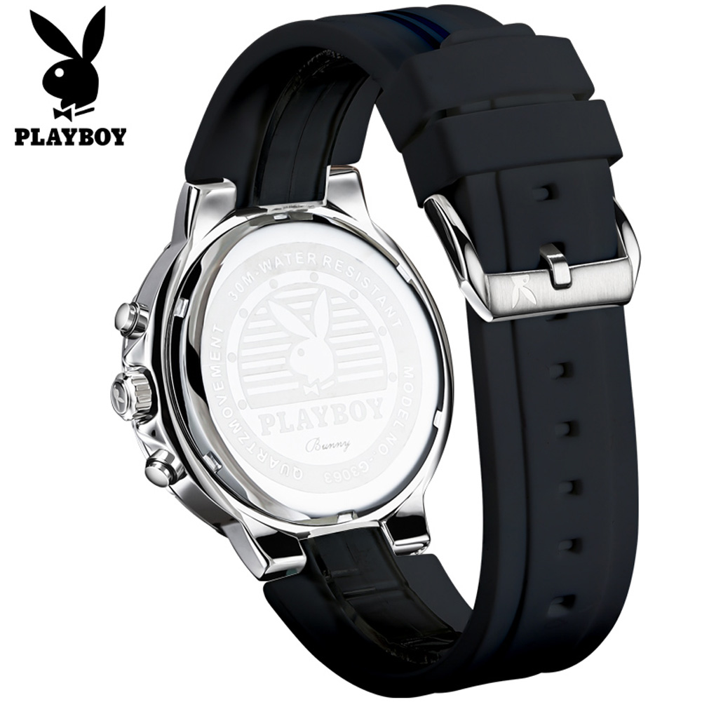 PLAYBOY 3063 Orologi originali - Luxury Watch With Rubber Strap recensione e prezzo