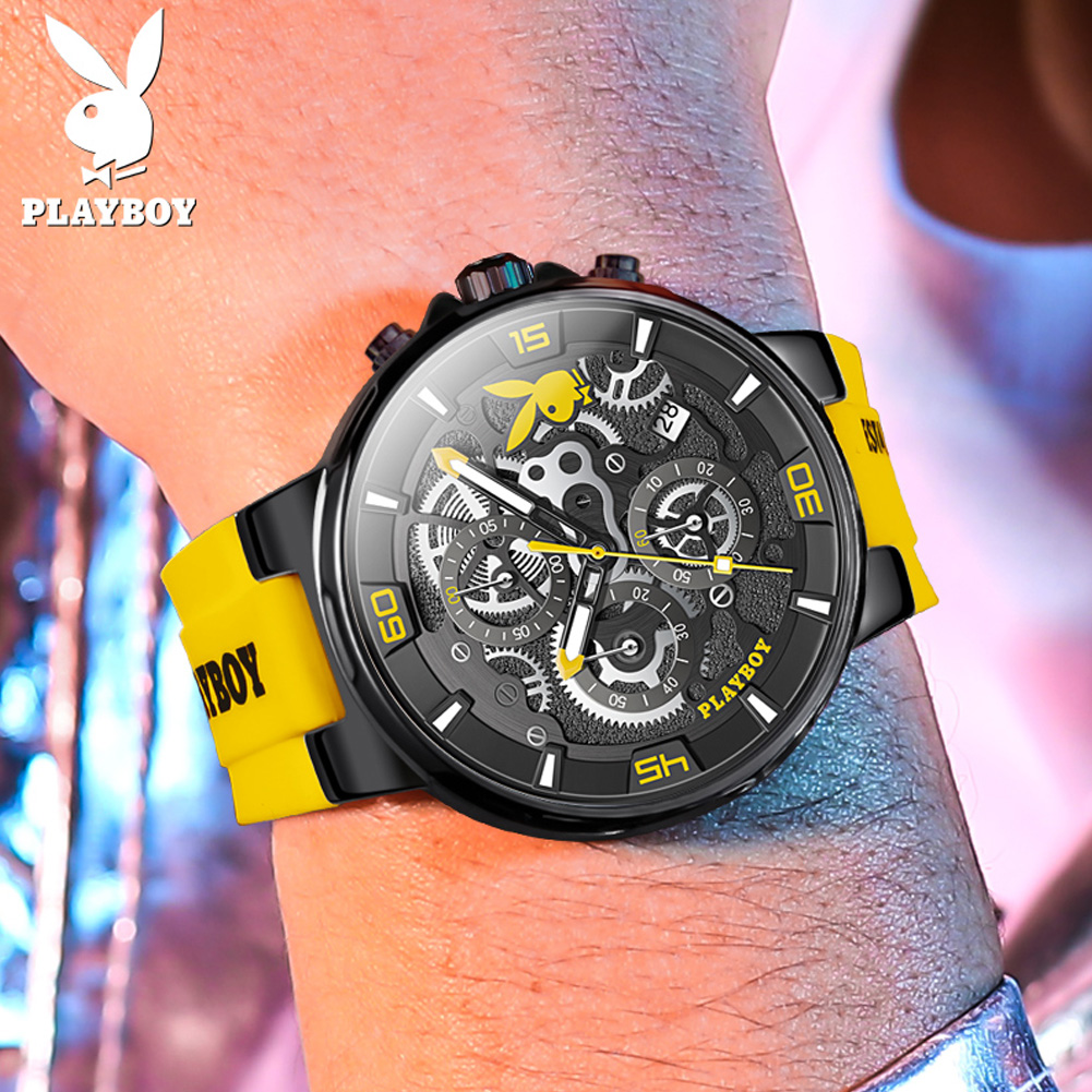 PLAYBOY 3063 Orologi originali - Luxury Watch With Rubber Strap recensione e prezzo