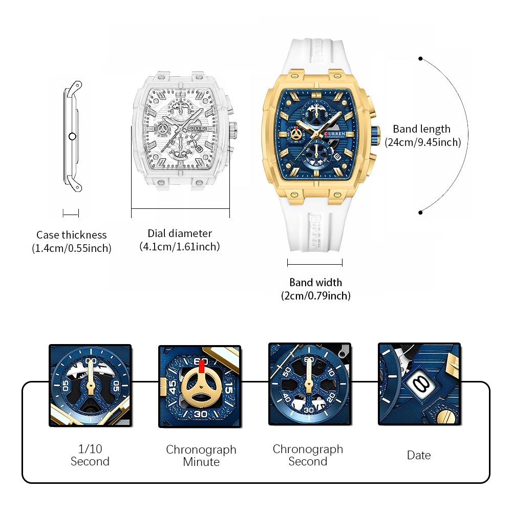 CURREN Orologio vintage di lus - Luxury Watch Safe recensione e prezzo