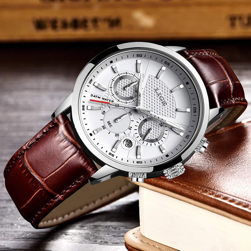 Nuovo Orologio da Uomo in Pell - Luxury Watch Tier recensione e prezzo