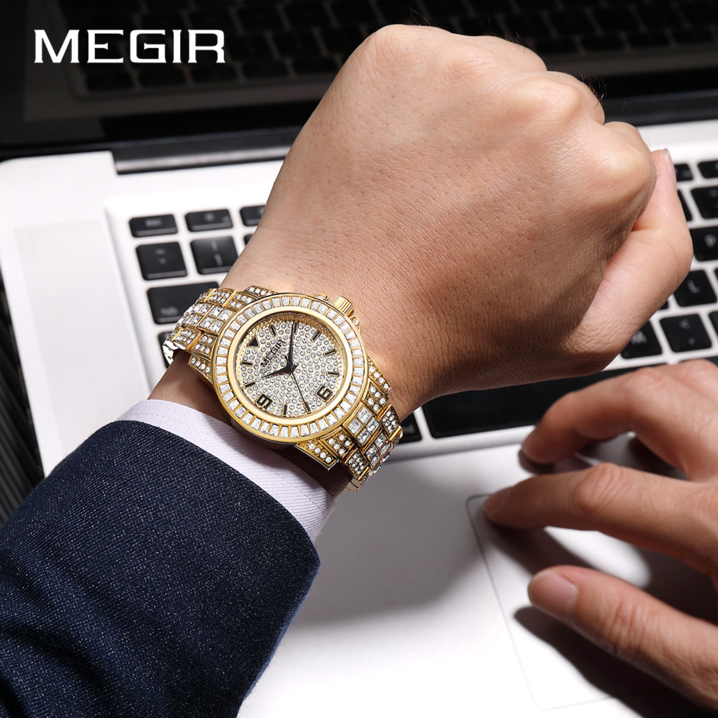 MEGIR Orologi di Lusso con Dia - Luxury Watch And Bracelet recensione e prezzo