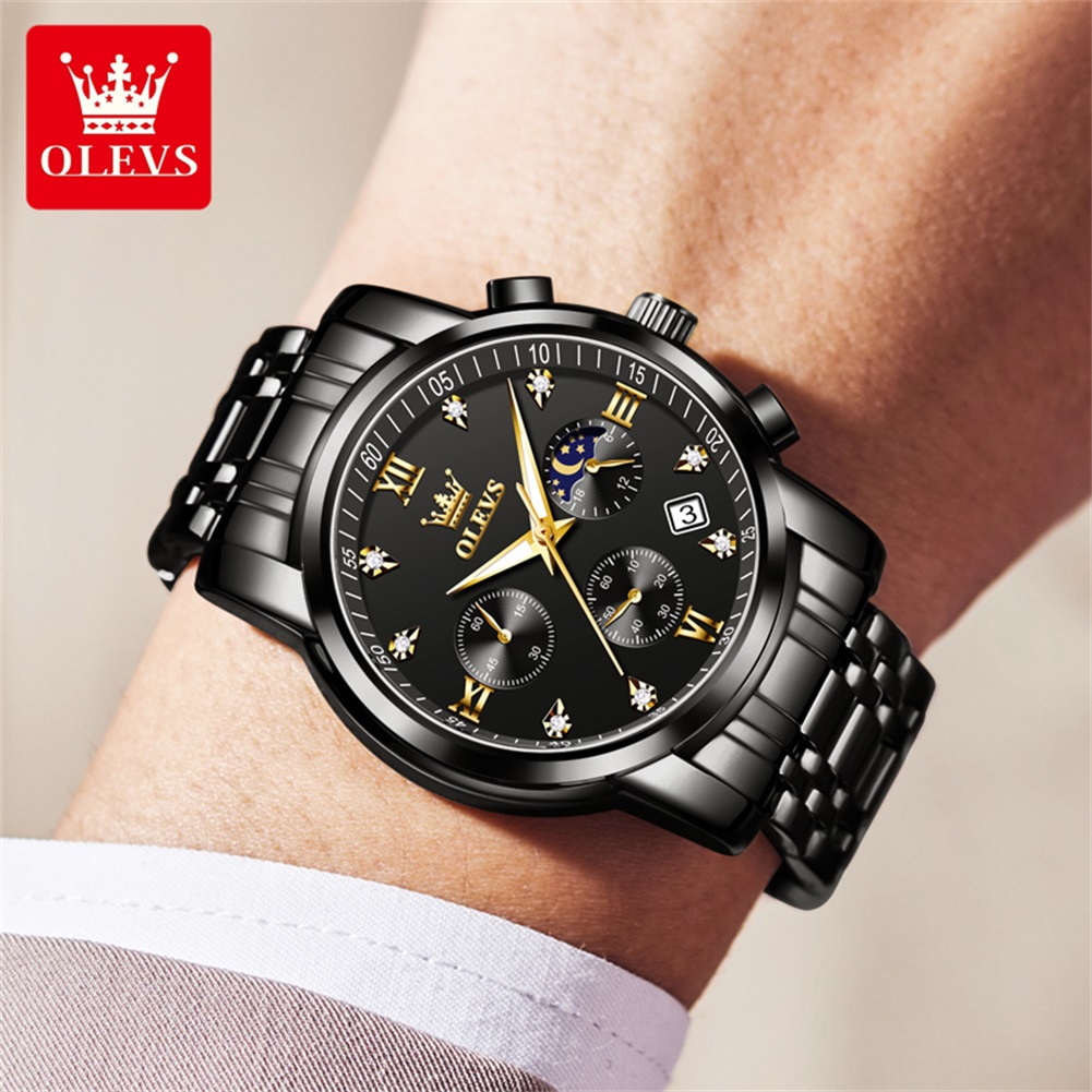 OLEVS Orologi da uomo popolari - Luxury Watch Safe recensione e prezzo