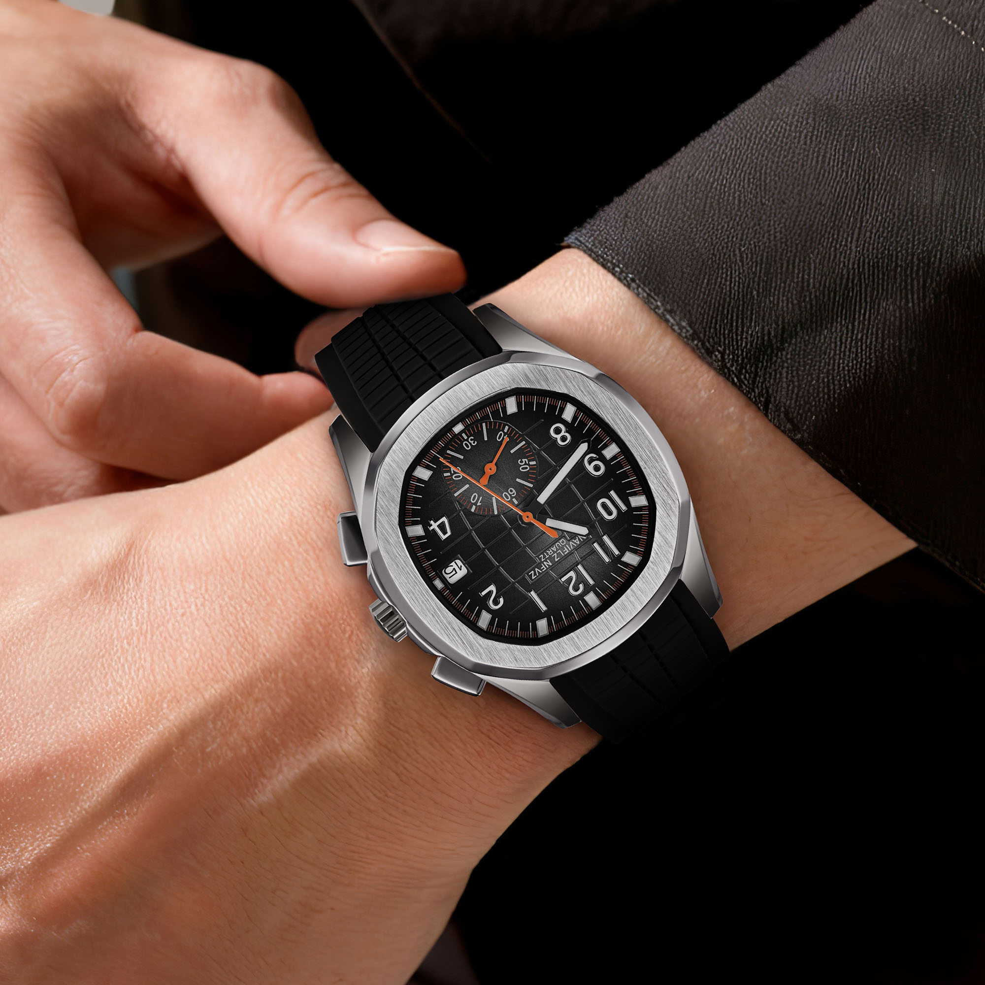 Orologio di Lusso da Uomo 40MM - Luxury Watch With Rubber Strap recensione e prezzo