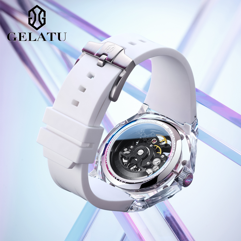 GELATU 8002 Orologio meccanico - Luxury Watch With Rubber Strap recensione e prezzo