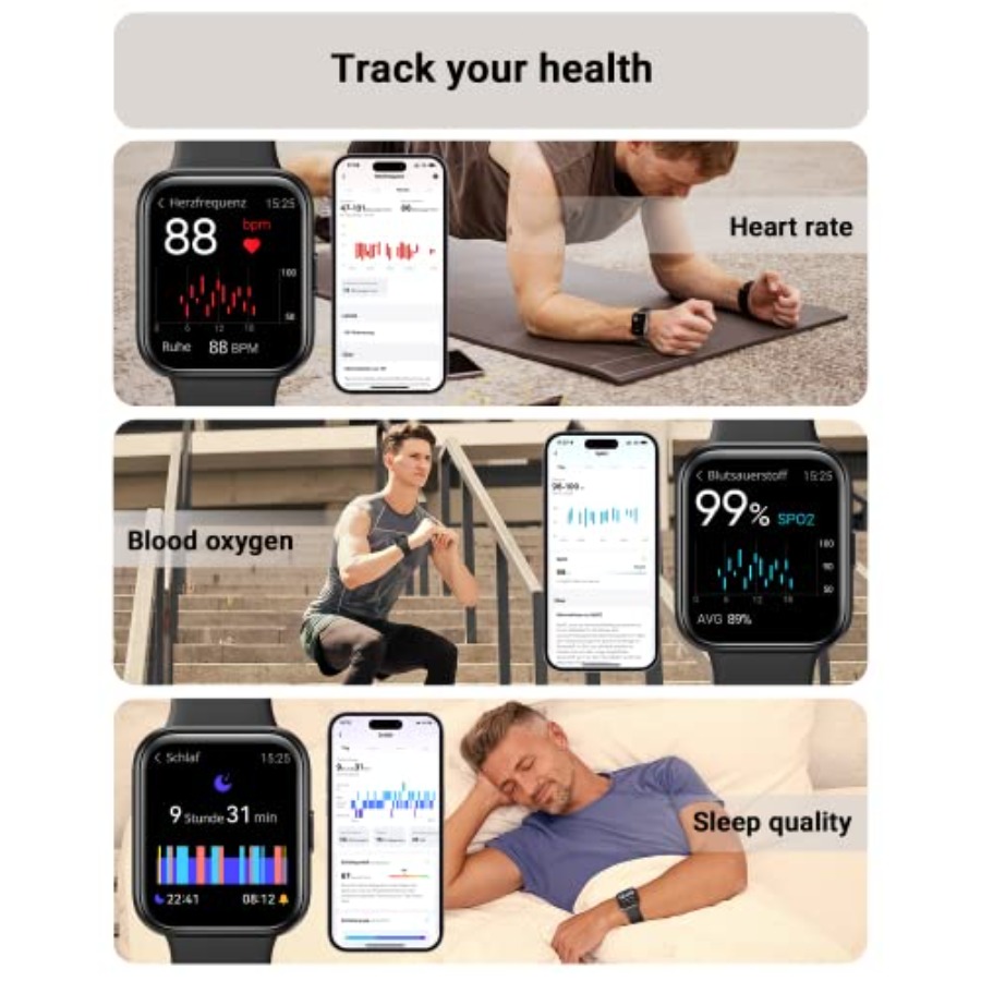 Smartwatch per Uomo/Donna Andr - Luxury Watch Makes recensione e prezzo